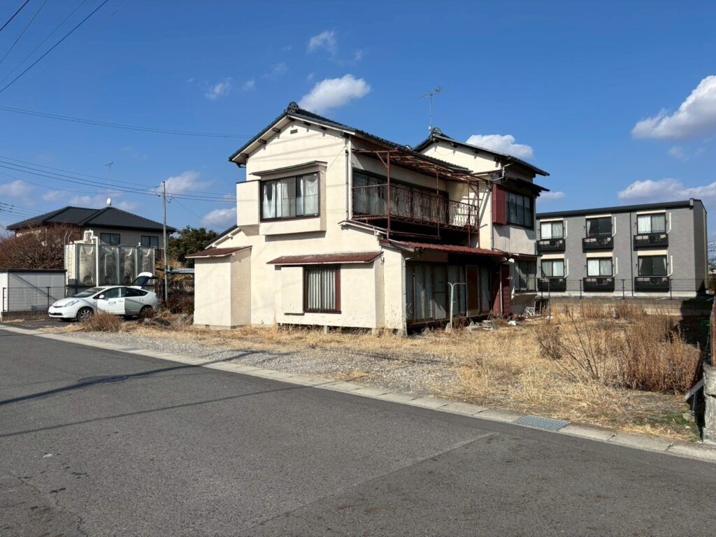 さくら市氏家　古家付き土地